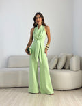 Xiomara | Mono Elegante con Lazo al Frente