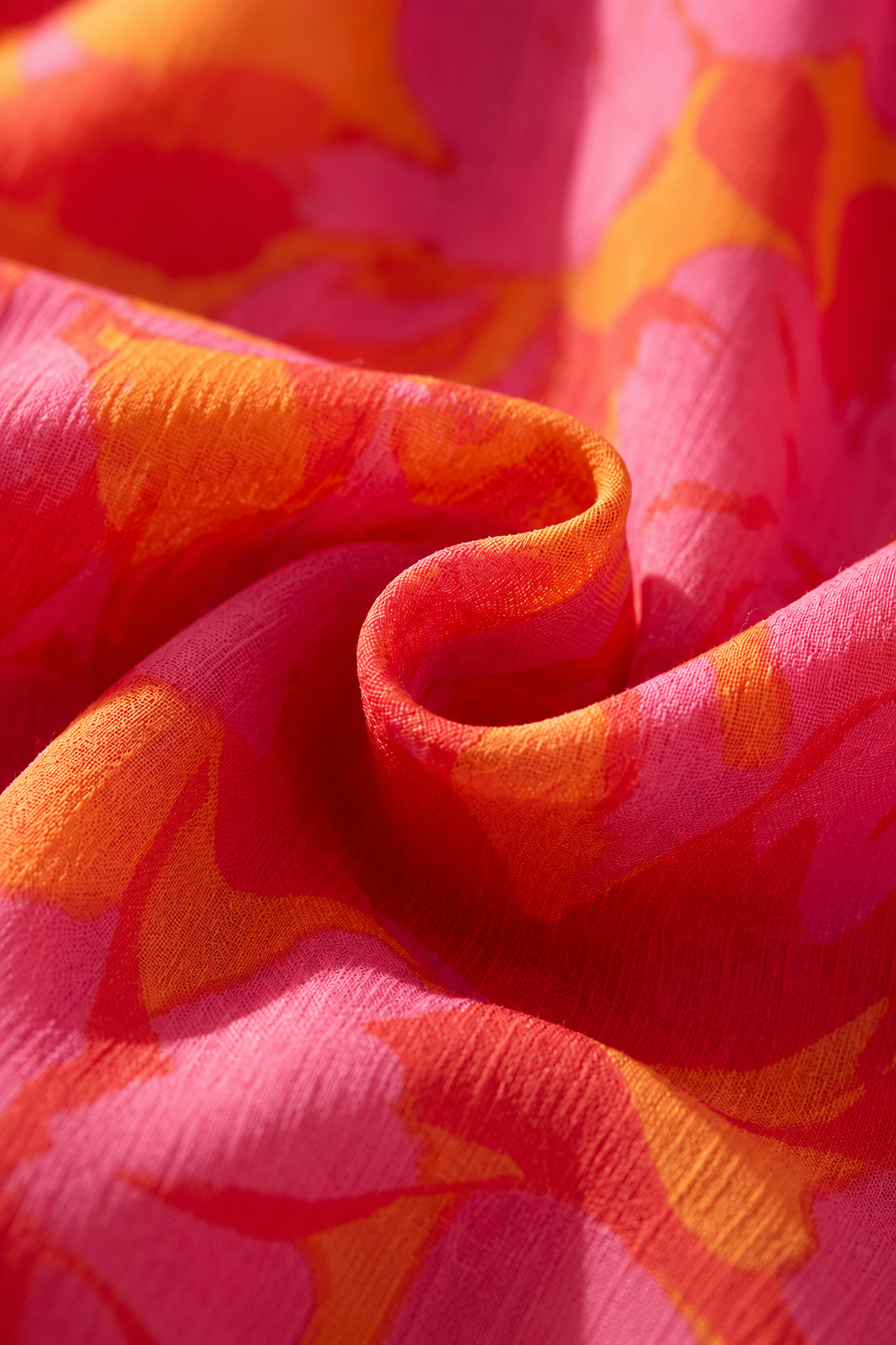 Olimpia | Vestido Fluido en Rosa y Naranja