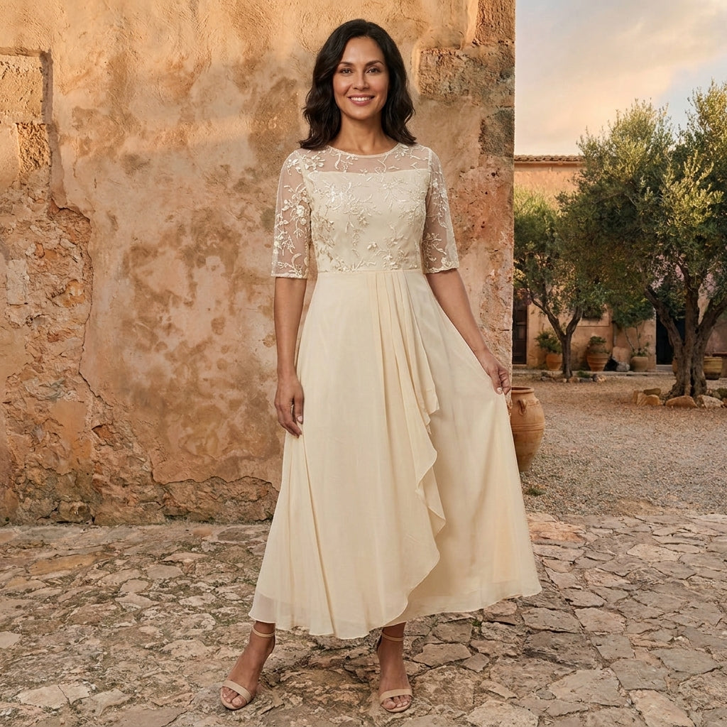 Luz | Vestido de Gasa Elegante