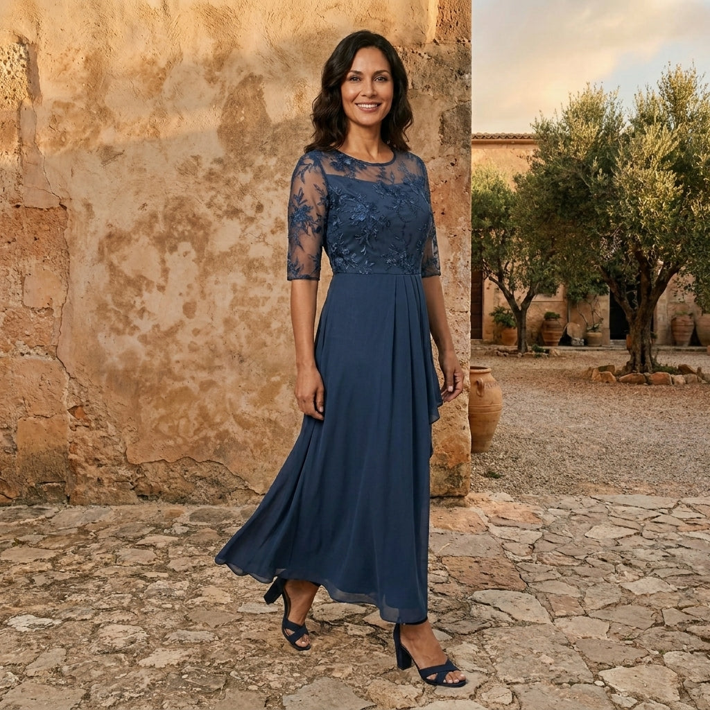 Luz | Vestido de Gasa Elegante